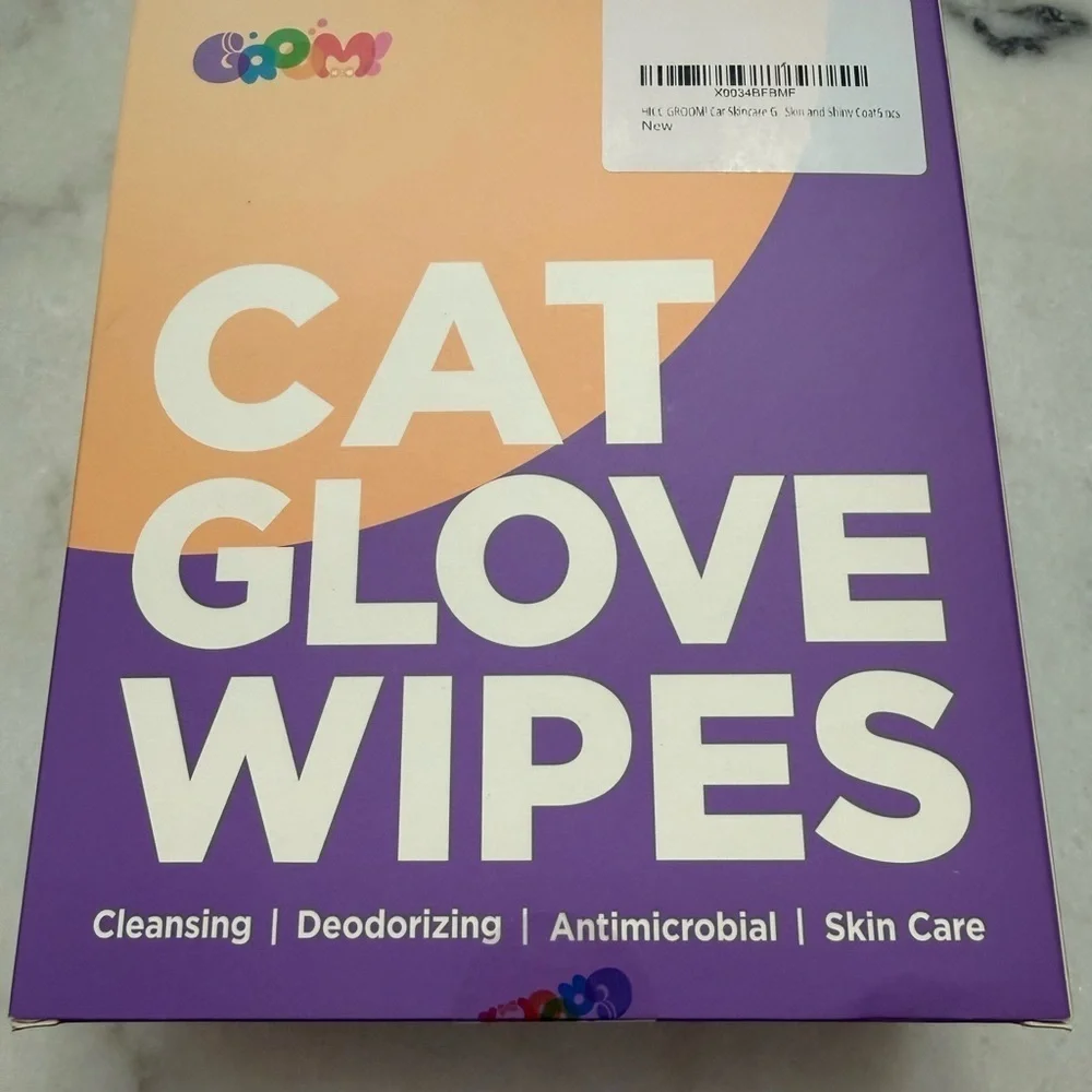 NWT HICC GROOM! Cat Glove Wipes